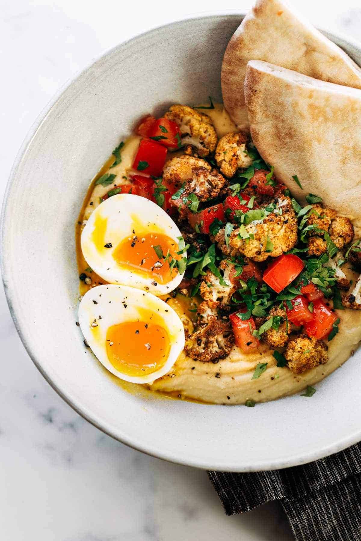 Roasted-Cauliflower-Hummus-Bowls